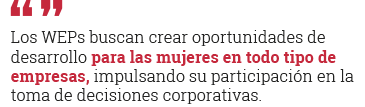 7 Principios para el empoderamiento de las mujeres (WEPs) | Ekosnegocios